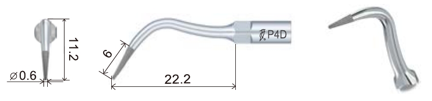 Размеры наконечника для скалера